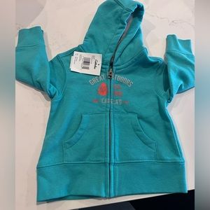 Cabela’s baby girl zip up hoodie - NEW